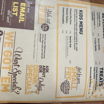 Submarine House - Menu - Sports Bars Near Me - Kettering, Ohio