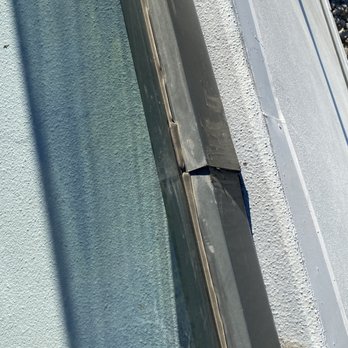 Ortiz Glass - Base shoe cover with lack of marine grade paint. Awful seaming. - Windows Installation Near Me - Los Angeles, California
