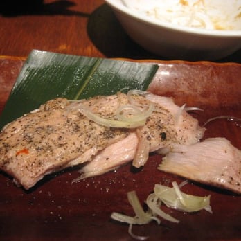 Guu with Garlic - grilled pork cheek - Japanese Near Me - Vancouver, British Columbia Guu with Garlic - grilled pork cheek - Japanese Near Me - Vancouver, British Columbia