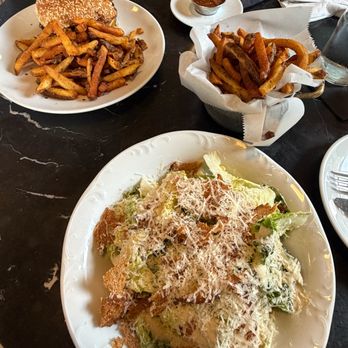 The Attic - The attic burger & caesar salad - Breakfast & Brunch Near Me - Long Beach, California