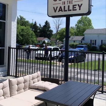 Coffee in the Valley - Outdoor patio and sign - Coffee & Tea Near Me - Valley City, Ohio