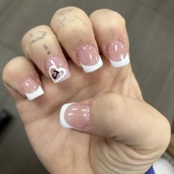 L A Nails - These are my nails I just got them done and I'm going to get them redone next week this is absolutely horrible