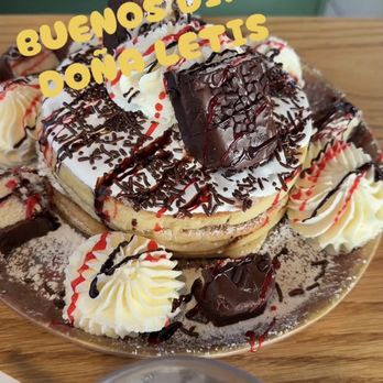 Buenos Dias - GANSITO Pancakes - Salvadoran Near Me - Houston, Texas