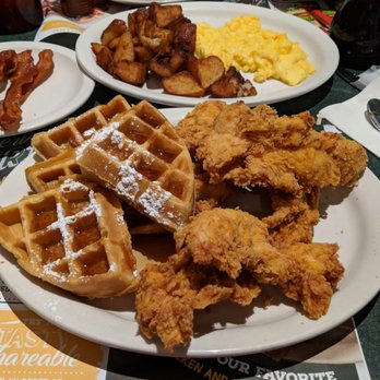 Metro Diner - Chicken (we switched to tenders) and waffles - American Near Me - Fredericksburg, Virginia Metro Diner - Chicken (we switched to tenders) and waffles - American Near Me - Fredericksburg, Virginia
