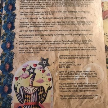 The Bubble Room - Desserts Near Me - Captiva, Florida