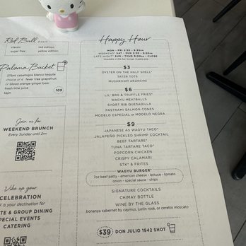 STK Steakhouse - The Happy Hour Menu as of 7.19.25 - New American Near Me - Canoga Park, California STK Steakhouse - The Happy Hour Menu as of 7.19.25 - New American Near Me - Canoga Park, California