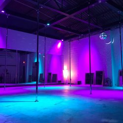 Empowered Flow Studio - New studio--so much more space and more poles, etc.!
