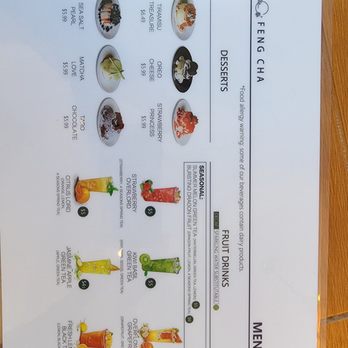 Feng Cha - Wichita - Menu continued - Desserts Near Me - Wichita, Kansas