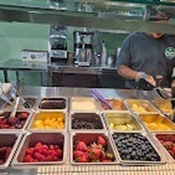 Beyond Greens & Grains - The delicious fresh fruit at the Açaí bowl/smoothie station.