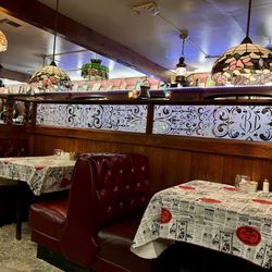 Bar side of restaurant