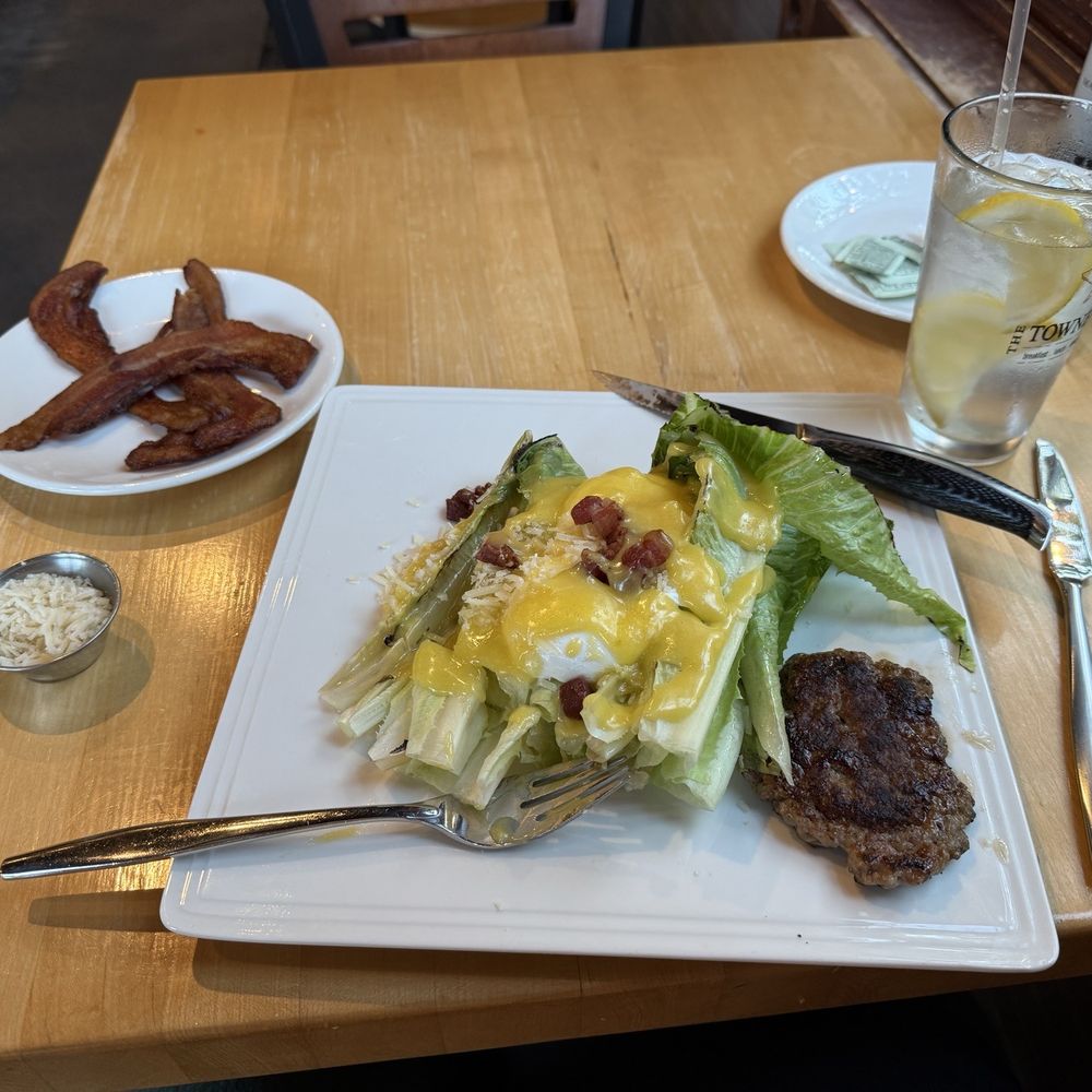 The Towne Plaza - Grilled romaine, sausage and bacon - Breakfast & Brunch Near Me - Traverse City, Michigan The Towne Plaza - Grilled romaine, sausage and bacon - Breakfast & Brunch Near Me - Traverse City, Michigan