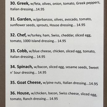 The New Deli - a menu for large green salads - Delis Near Me - Pinole, California The New Deli - a menu for large green salads - Delis Near Me - Pinole, California