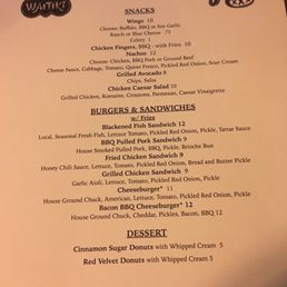 Menu Menu