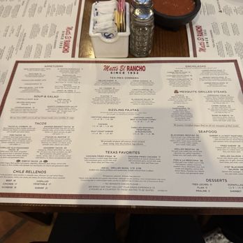 Matt's El Rancho - Menu - Mexican Near Me - Austin, Texas
