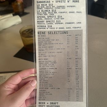 Luna Bistro Cafe - Drinks menu - New American Near Me - Long Beach, California Luna Bistro Cafe - Drinks menu - New American Near Me - Long Beach, California