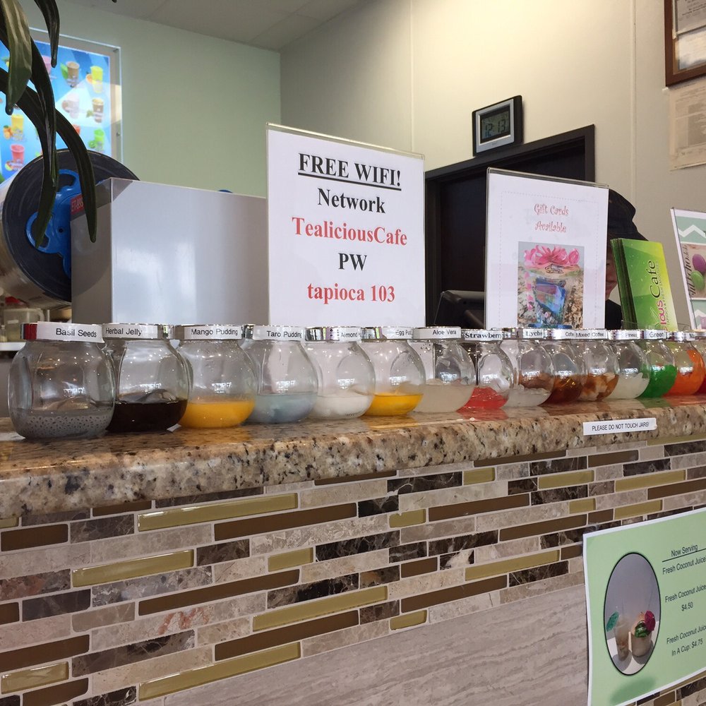 Tealicious Cafe - All the jellies - Bubble Tea Near Me - San Antonio, Texas