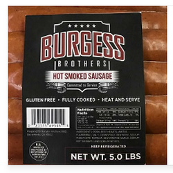 Frank's Quality Meats - 5 star Burgess Brothers hot links sold at Frank's Meats are the best on the market!