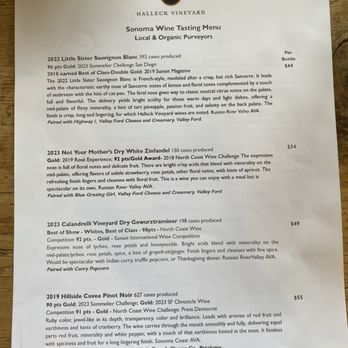 Halleck Vineyard - Wine Tasting Room Near Me - Sebastopol, California Halleck Vineyard - Wine Tasting Room Near Me - Sebastopol, California