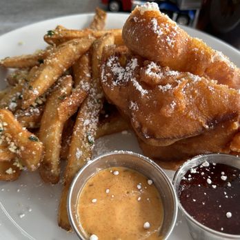 Cafe Orleans - Battered & Fried Monte Cristo - Cajun/Creole Near Me - Anaheim, California