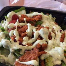 Side salad avacado dressing