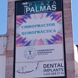 Chiropractic Health Center Puerto Vallarta - Sign on the north side of Plaza Palmas.