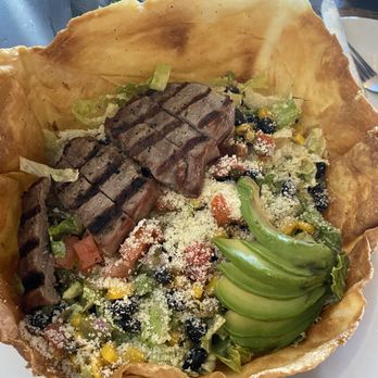 Pop's Public House - Taco Salad- yummy and huge! - New American Near Me - Gilroy, California