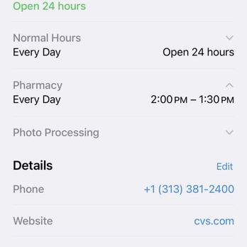 CVS Pharmacy - Note the pharmacy hours - I really think your staff is trying to shut you down. - Drugstores Near Me - LINCOLN PARK, Michigan