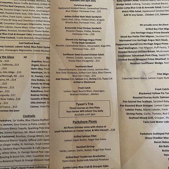 Parkshore Grill - Seafood Near Me - Saint Petersburg, Florida