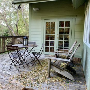 Olema House - Creekside Cottage patio - Hotels Near Me - Olema, California