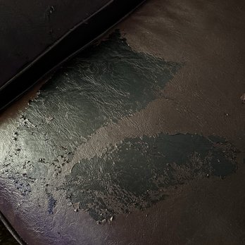 Leather Care - Paint peeling off, after 2 days - Furniture Repair Near Me - Brooklyn, New York Leather Care - Paint peeling off, after 2 days - Furniture Repair Near Me - Brooklyn, New York