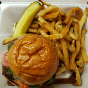 Oscar's Winner's Circle - The Bahn mi burger, not at all what I ordered but Francisco did a great job at correcting it with my replacement. - Burgers Near Me - Milwaukee, Wisconsin