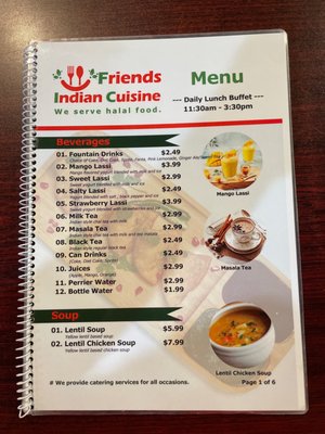 Menu photo 2 Friends Indian Cuisine  Orlando, FL