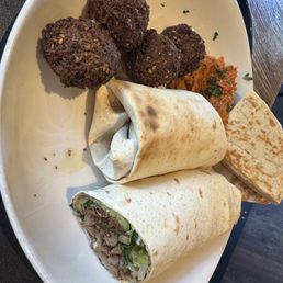 Lamb Shawarma wrap Lamb Shawarma wrap