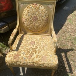 Yester-Year Antiques & Flea Market - Louis xvi style armchair characterized by its elegant,neoclassical design