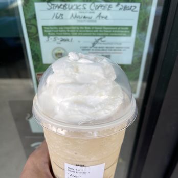 Starbucks - Caffè Vanilla Frappuccino® Blended Beverage - Coffee & Tea Near Me - Honolulu, Hawaii