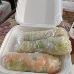 Shrimp salad roll