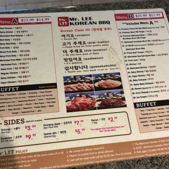 Mr. Lee's Barbeque House - Menu - Korean Near Me - La Palma, California Mr. Lee's Barbeque House - Menu - Korean Near Me - La Palma, California