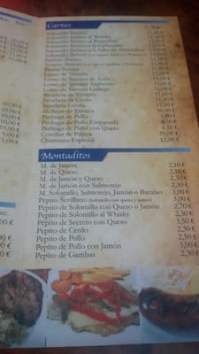 Menu photo 2 Tio Curro Seville, SE Menu photo 2 Tio Curro Seville, SE