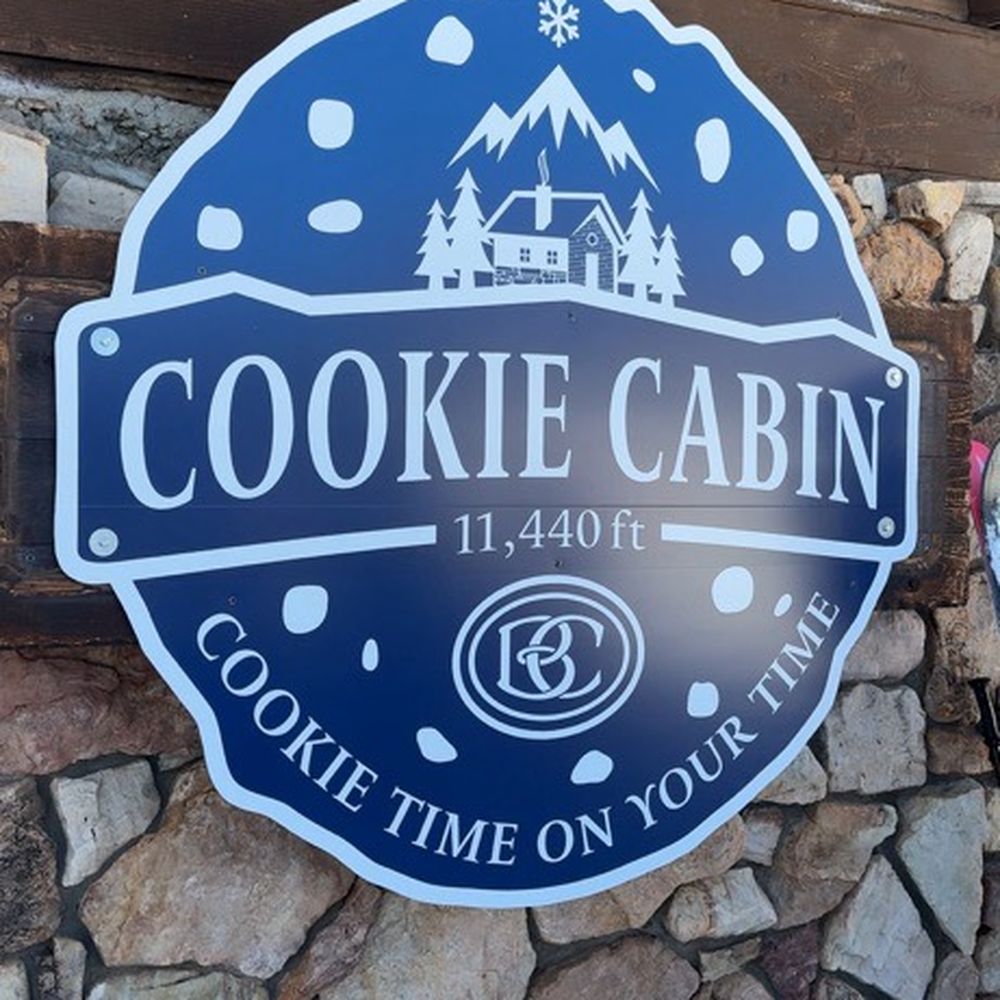 Cookie Cabin - Sign outside - Desserts Near Me - Beaver Creek, Colorado Cookie Cabin - Sign outside - Desserts Near Me - Beaver Creek, Colorado