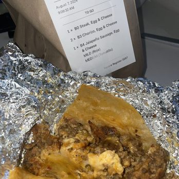 Liberty Taco - B3 Chorizo, Egg & Cheese - Mexican Near Me - Houston, Texas Liberty Taco - B3 Chorizo, Egg & Cheese - Mexican Near Me - Houston, Texas
