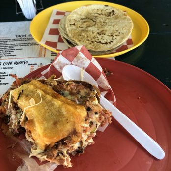 Tony's Tacos - Chile relleno with marlin - and included tortillas - Mexican Near Me - Cabo San Lucas, BCS Tony's Tacos - Chile relleno with marlin - and included tortillas - Mexican Near Me - Cabo San Lucas, BCS