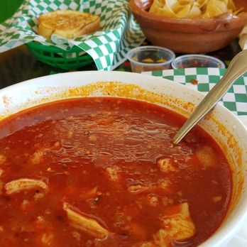 Salsa Verde Restaurant - Menudo and chips - Mexican Near Me - Tucson, Arizona