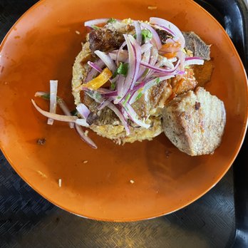 Inka Chicken - 10-23-21 Chaufarroncito - slow braised fried pork - Peruvian Near Me - Austin, Texas Inka Chicken - 10-23-21 Chaufarroncito - slow braised fried pork - Peruvian Near Me - Austin, Texas