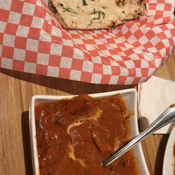 Indian Curry House - Butter chicken and garlic naan - Indian Near Me - Banff, Alberta Indian Curry House - Butter chicken and garlic naan - Indian Near Me - Banff, Alberta