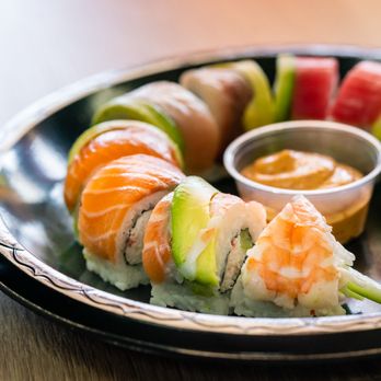 Teriyaki Don - Rainbow Roll - Japanese Near Me - Fresno, California Teriyaki Don - Rainbow Roll - Japanese Near Me - Fresno, California