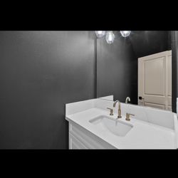 Sciarrino Marble - This is the powder bath really cool color on the walls