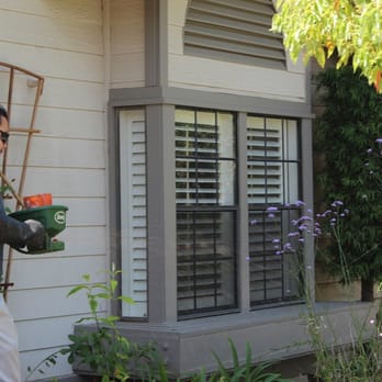 Preventive Pest Control - Spreading water activated granules over lawns and planters - Pest Control Near Me - Anaheim, California Preventive Pest Control - Spreading water activated granules over lawns and planters - Pest Control Near Me - Anaheim, California