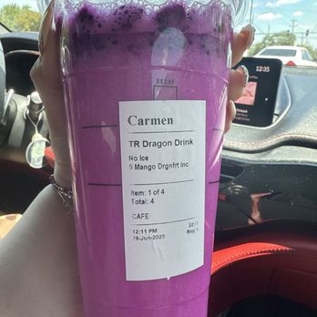 Starbucks - Dragon fruit drink light ice extra inclusions - Coffee & Tea Near Me - Bloomingdale, Illinois Starbucks - Dragon fruit drink light ice extra inclusions - Coffee & Tea Near Me - Bloomingdale, Illinois