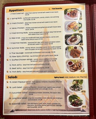 Menu photo 4 Bann Thai Ewa Beach, HI