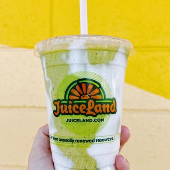 JuiceLand - Coconut Yogourt + Julio Verde - Juice Bars & Smoothies Near Me - Dallas, Texas JuiceLand - Coconut Yogourt + Julio Verde - Juice Bars & Smoothies Near Me - Dallas, Texas